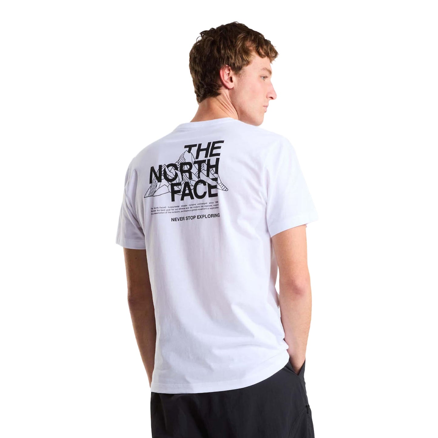 The North Face Mountain Sketch Regular SS Tee TNF White - NF0A8GUZFN41