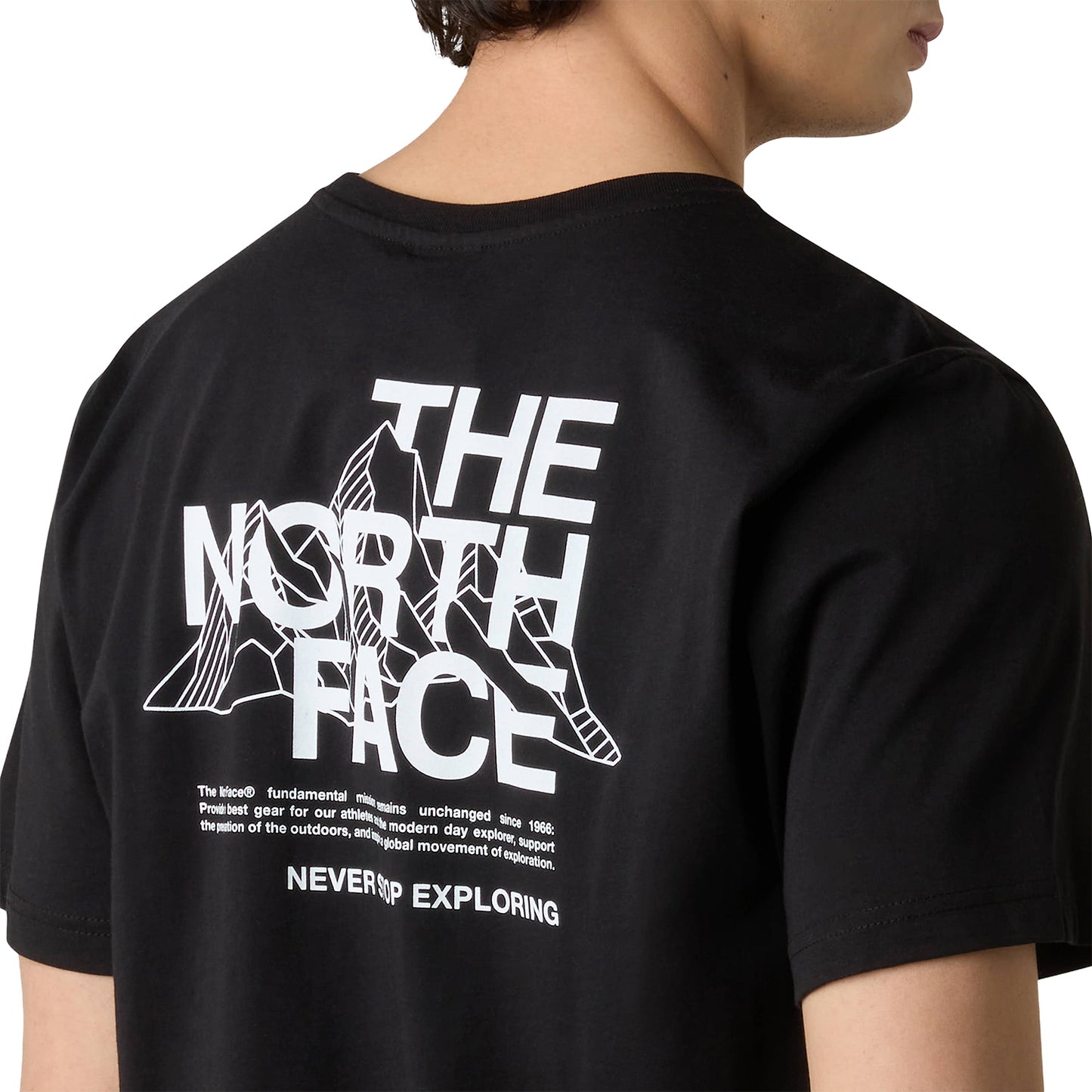 The North Face Mountain Sketch Regular SS Tee TNF Black - NF0A8GUZJK31