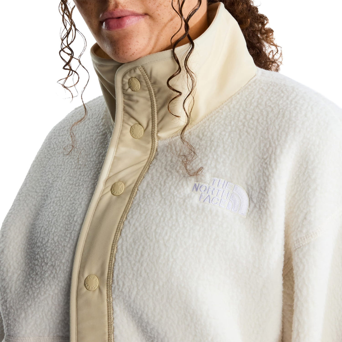 The North Face W Cragmont Fleece Jacket White Dune/Desert - NF0A8J40JN51