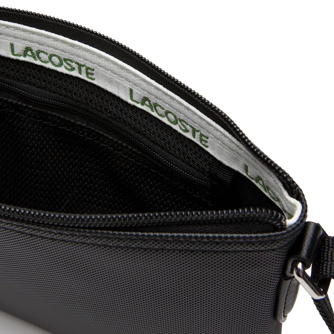 Lacoste L.12.12 Flat Purse W/ Strap Black - NF1887PO-000