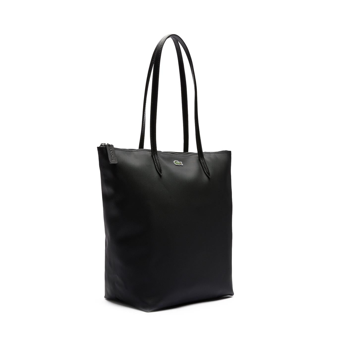 Lacoste L.12.12 Concept Vertical Zip Tote Bag Black - NF1890PO-000