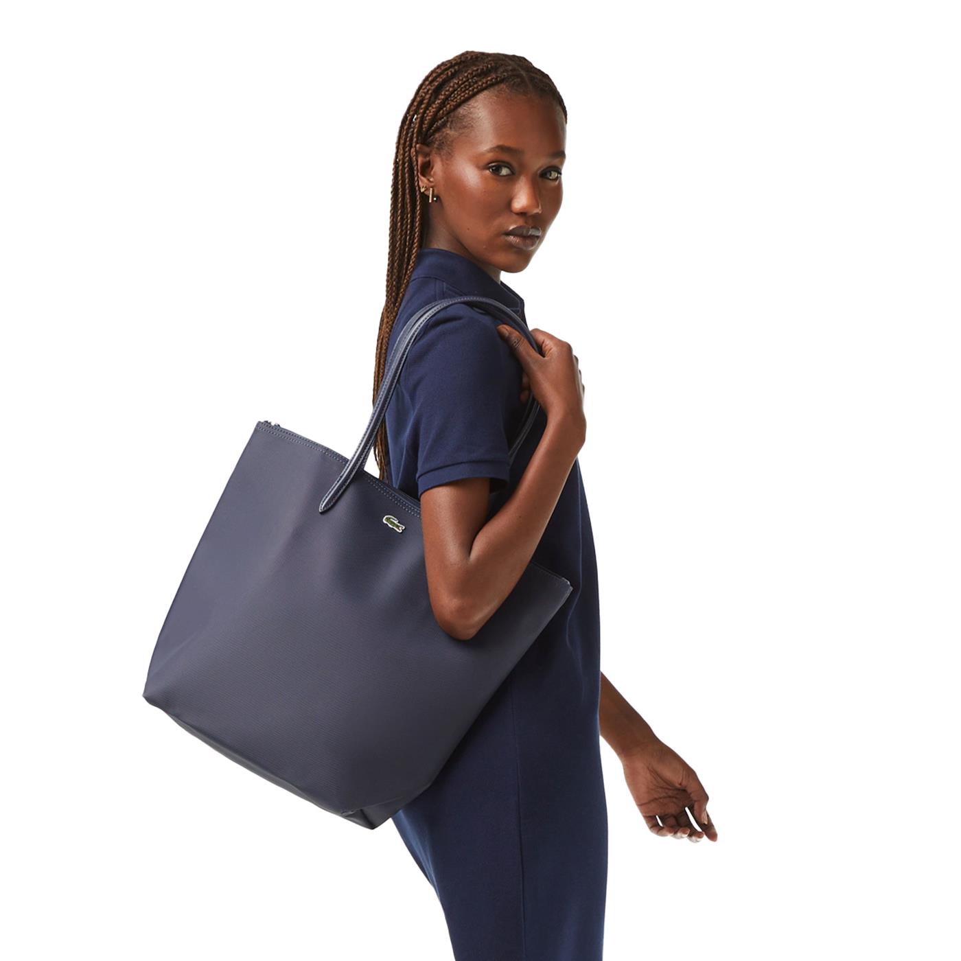 Lacoste L.12.12 Concept Vertical Zip Tote Bag Eclipse - NF1890PO-141