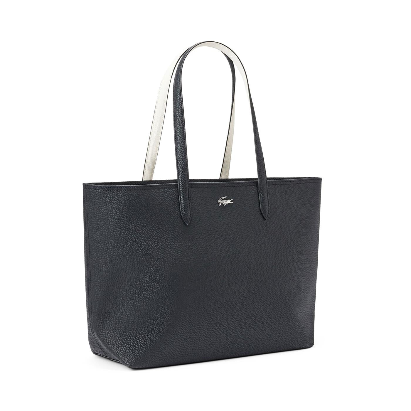 Lacoste Anna Zipped Shopping Bag Black/Flour - NF4823AA-M66