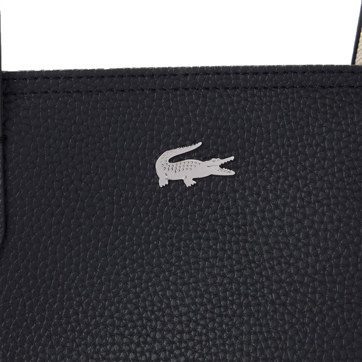 Lacoste Anna Zipped Shopping Bag Black/Flour - NF4823AA-M66