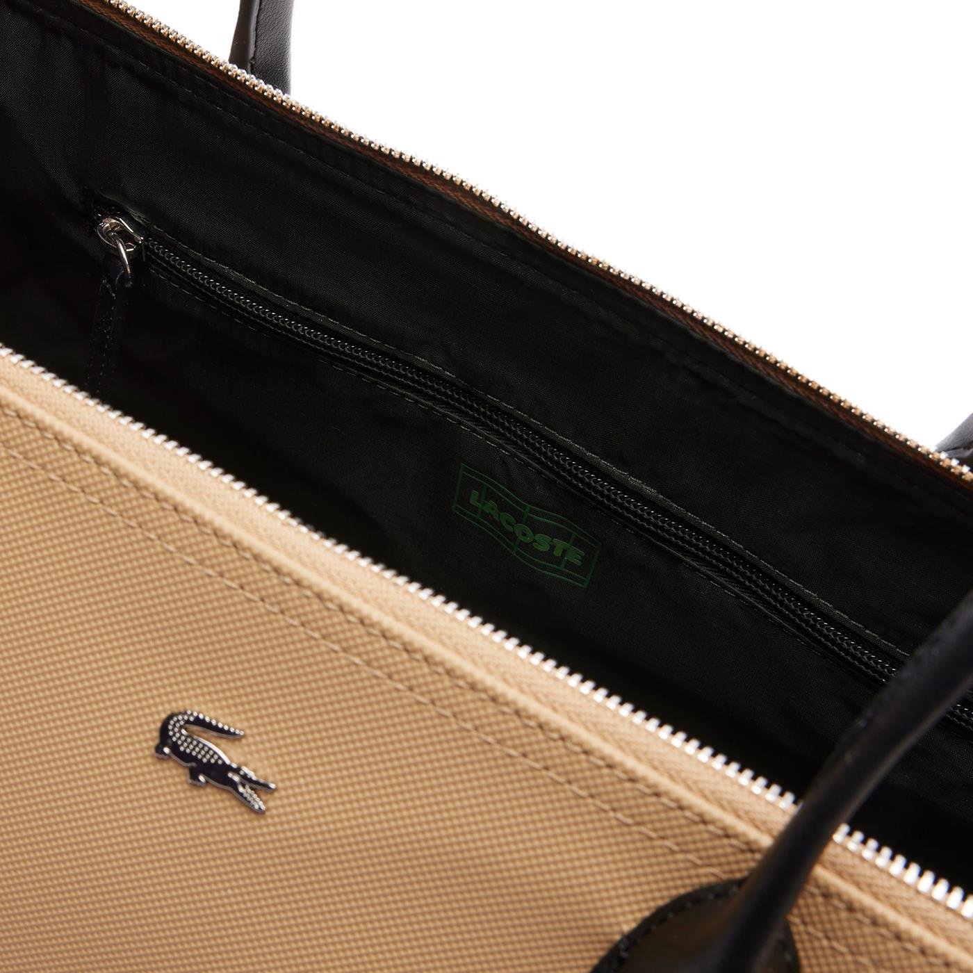 Lacoste Athena Shopping Bag Eco Sand/Noir - NF4826ZP-Q31