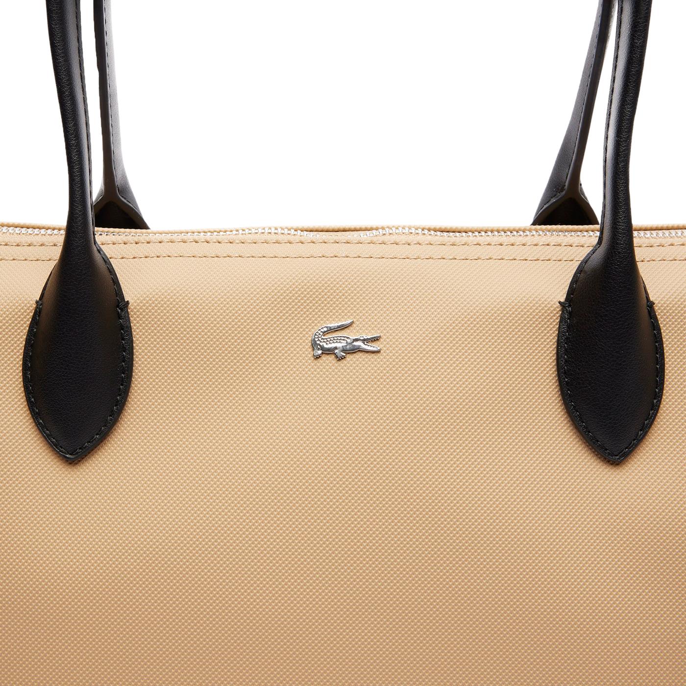 Lacoste Athena Shopping Bag Eco Sand/Noir - NF4826ZP-Q31