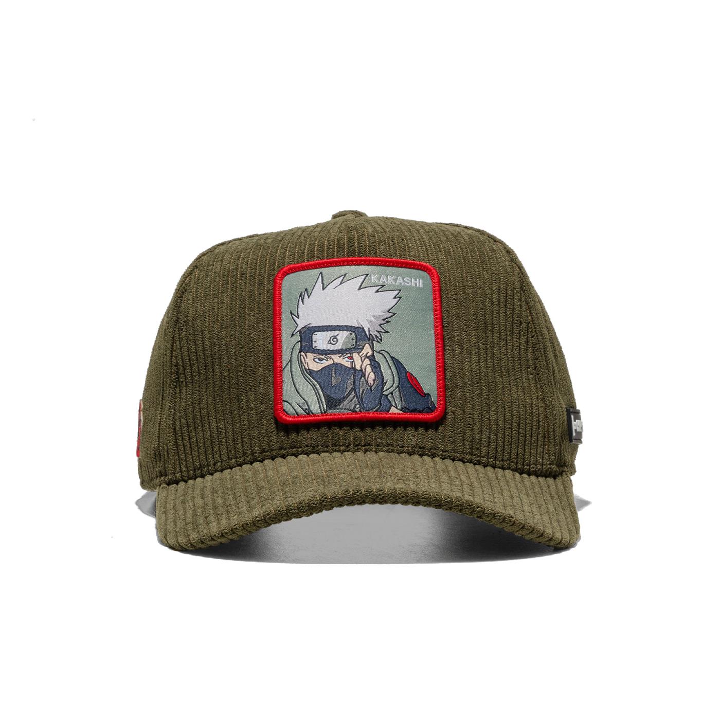 Capslab Naruto Shippuden Kakashi Hatake Snapback Olive Green  - NS3_COR