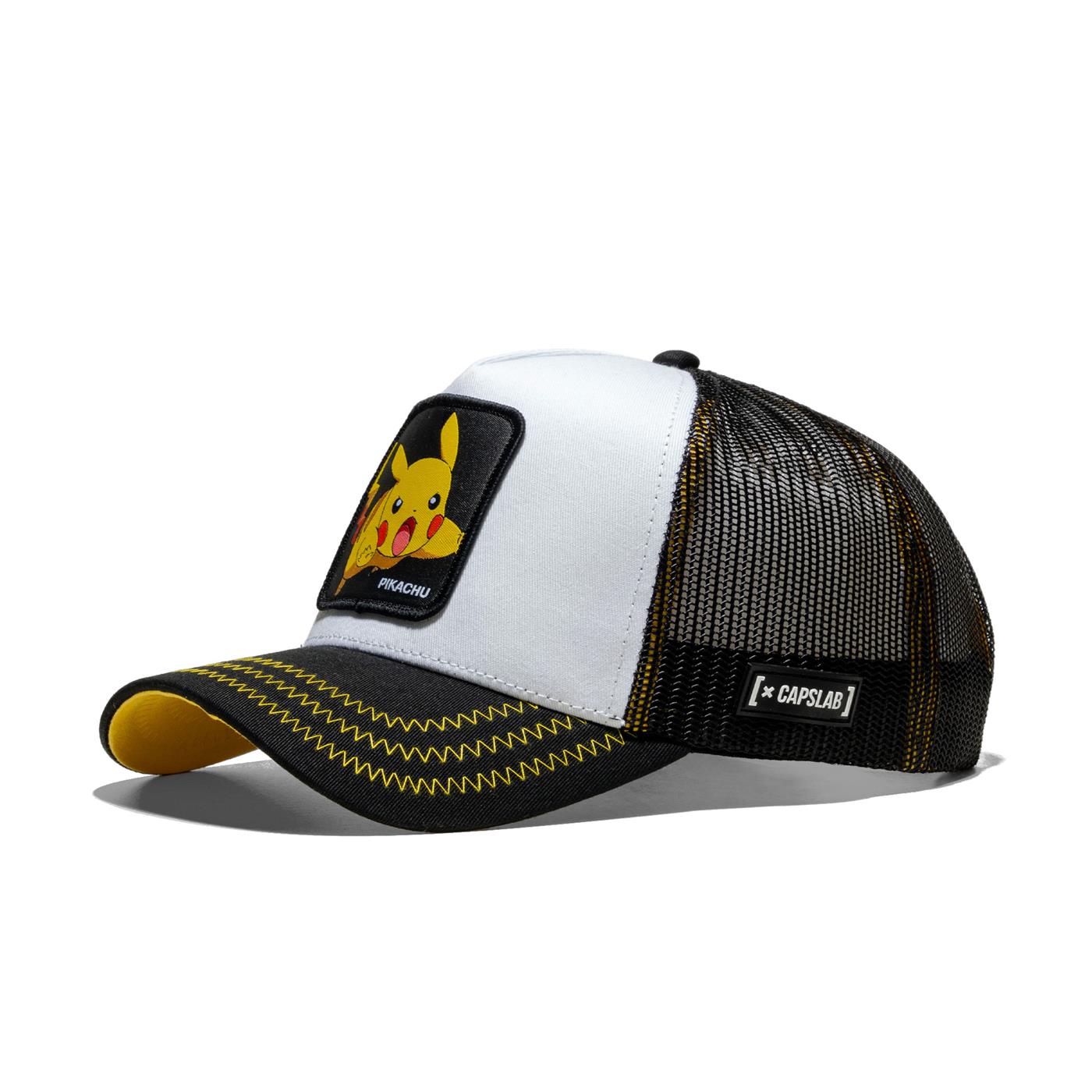 Capslab Pokémon Pikachu Trucker Cap Black/White/Yellow  - PIK5