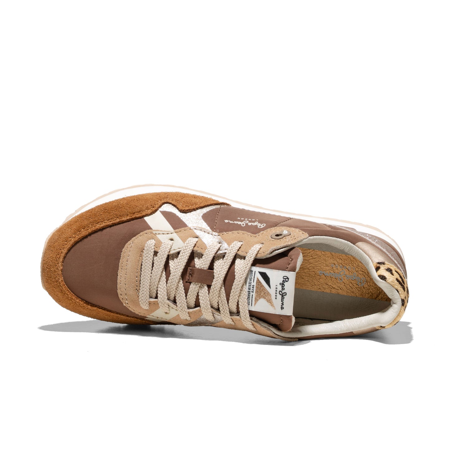 Pepe Jeans Brit Glitter W Camel Beige - PLS400005-855