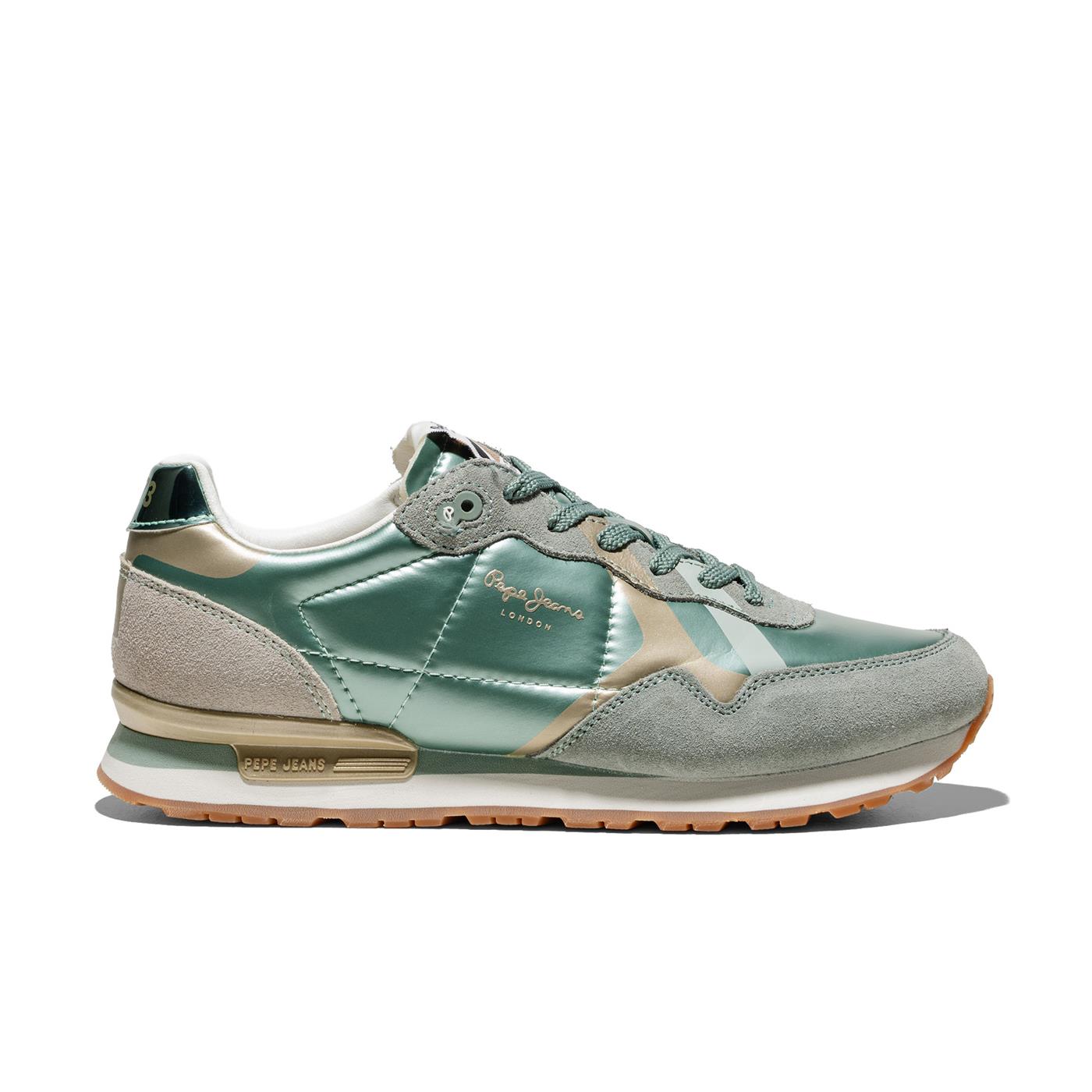 Pepe Jeans Brit Printy W Bleach Green - PLS40039-610