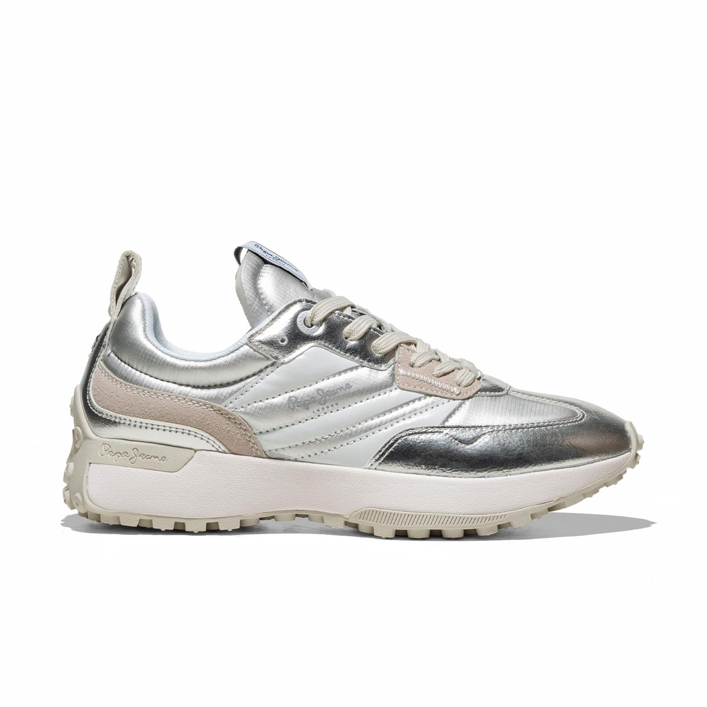 Pepe Jeans Lucky Metallic White - PLS60039-800