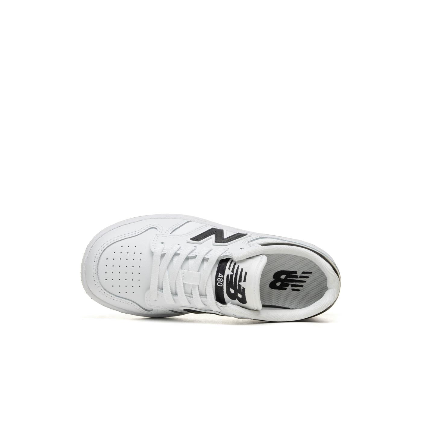 New Balance 480 White/Black - PSB480BK