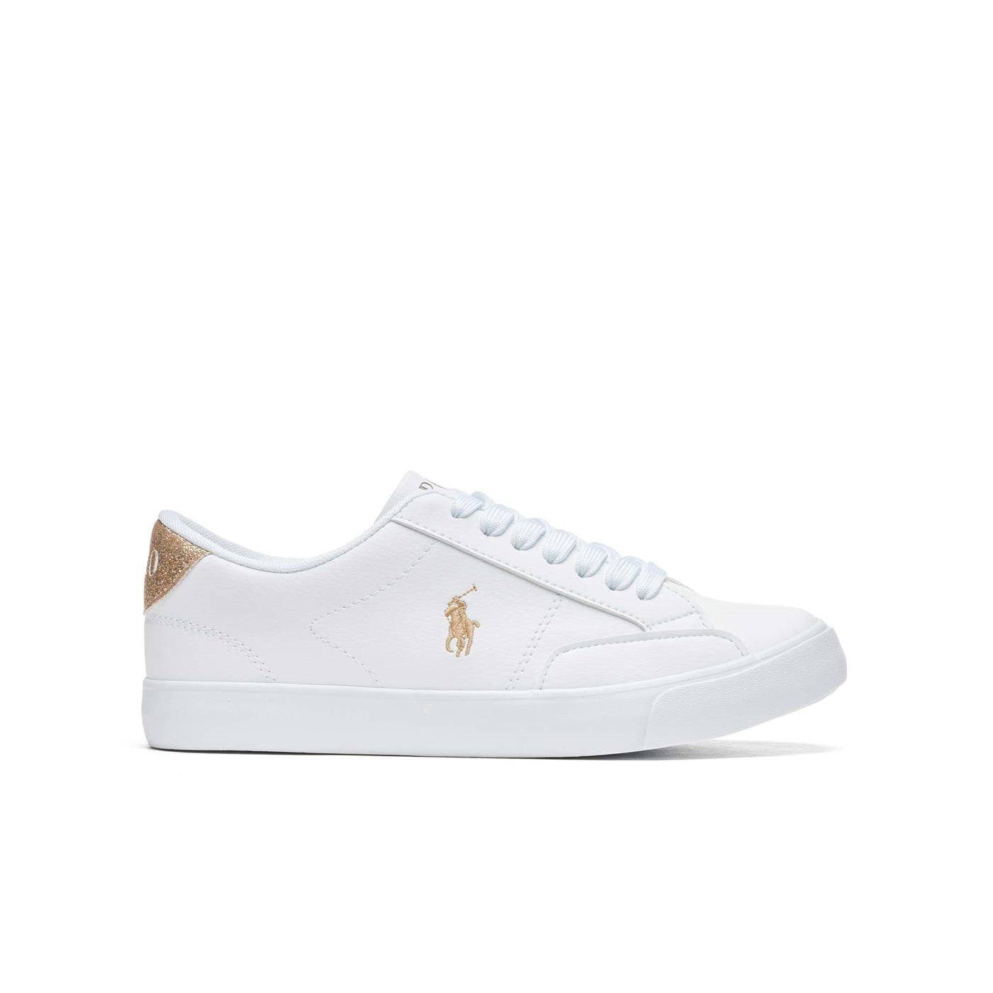 Polo Ralph Lauren Theron IV White Tumbled/Gold Glitter - RF103544