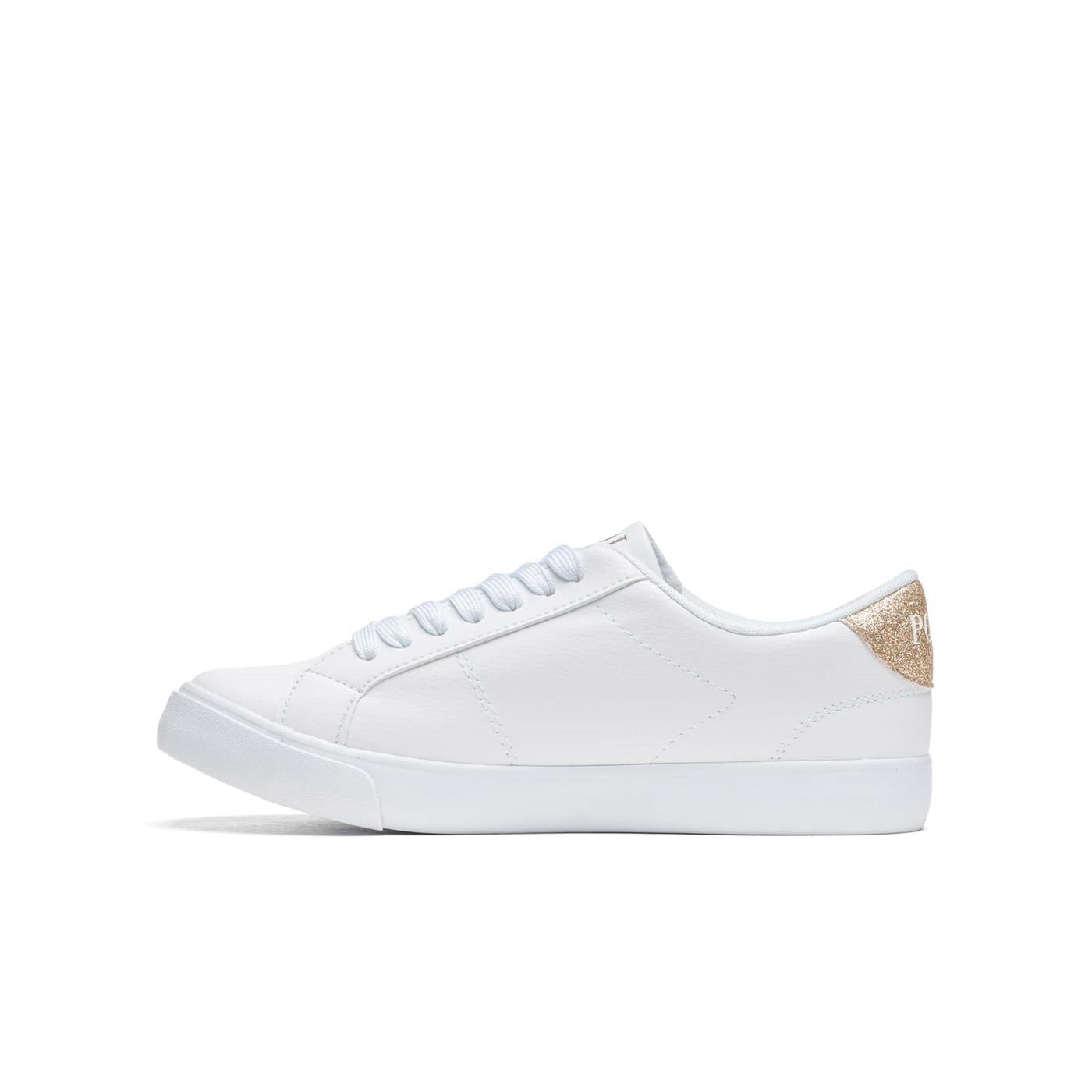Polo Ralph Lauren Theron IV White Tumbled/Gold Glitter - RF103544