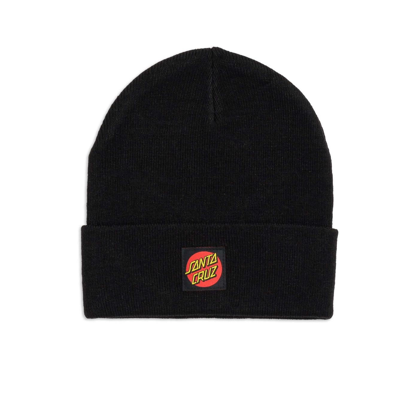 Santa Cruz Classic Label Beanie Black - SCA-BNE-0134