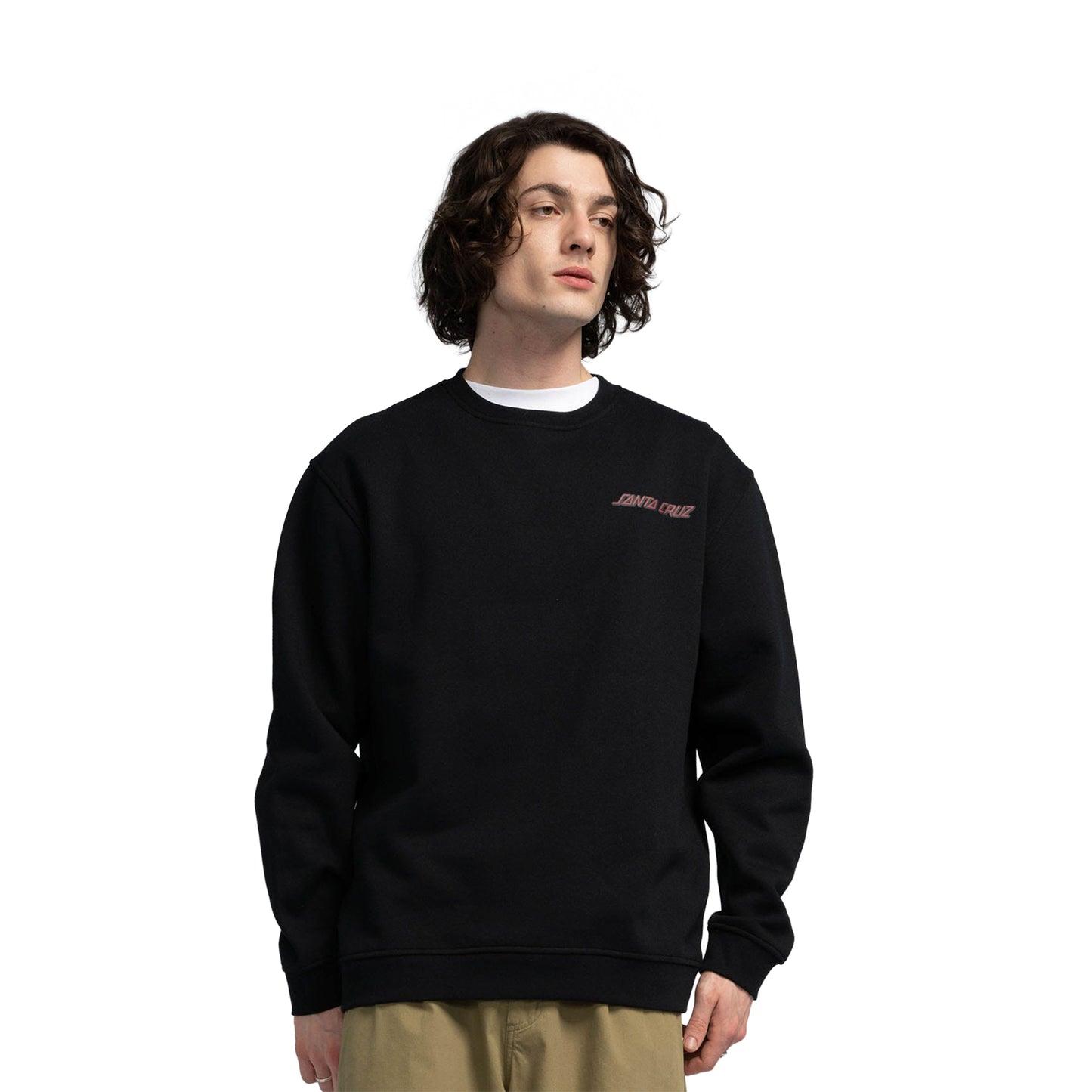 Santa Cruz Roskopp Destruct Dot Crew Black - SCA-CRW-1577