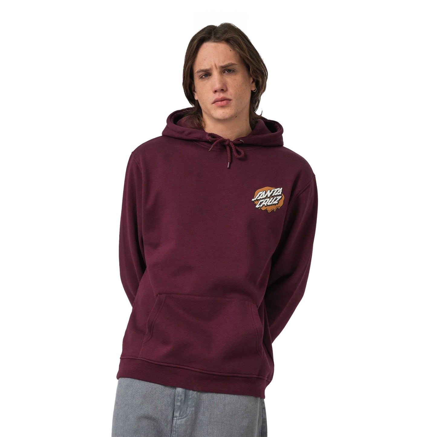 Santa Cruz Slime Scream Hoodie Cherry - SCA-HDY-10016