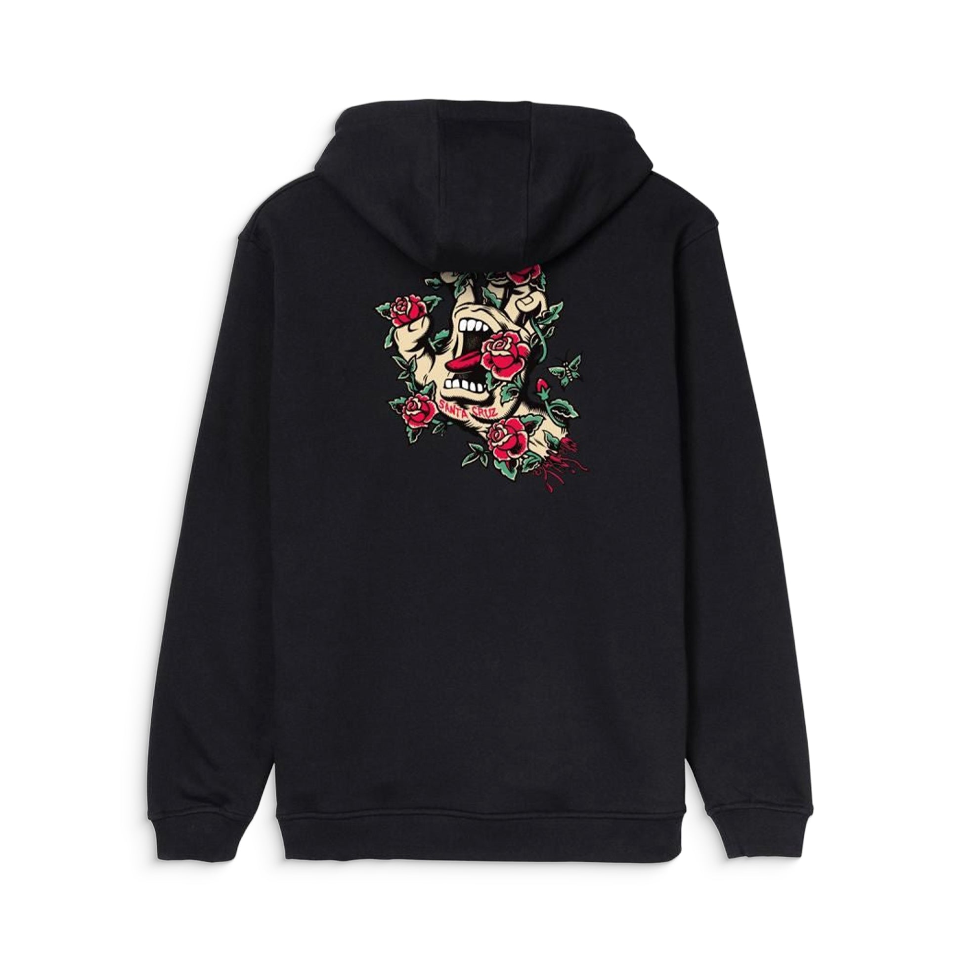 Santa Cruz Screaming Rose Flash Hoodie Black  - SCA-HDY-2046