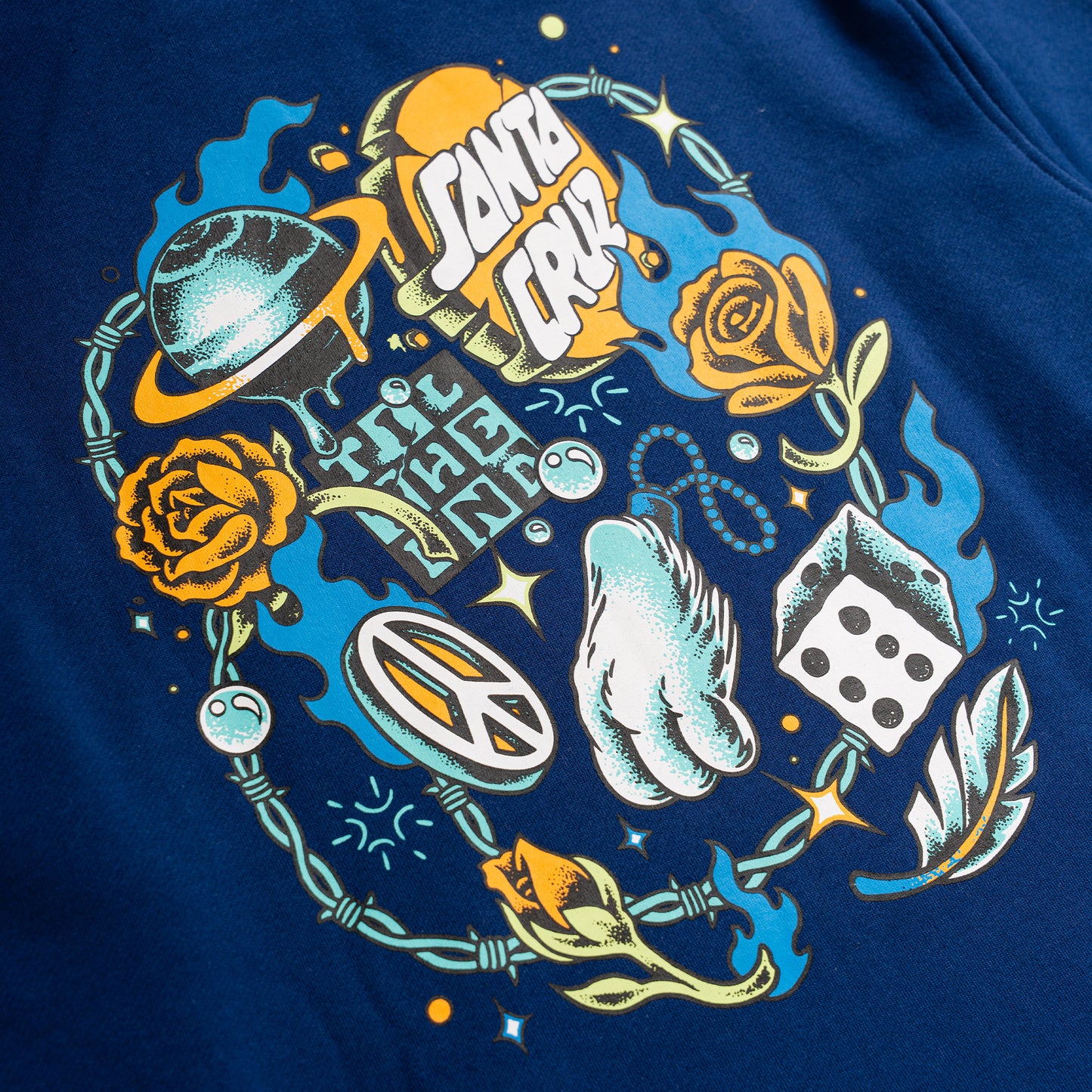 Santa Cruz Lucky Day Hood Deep Cobalt