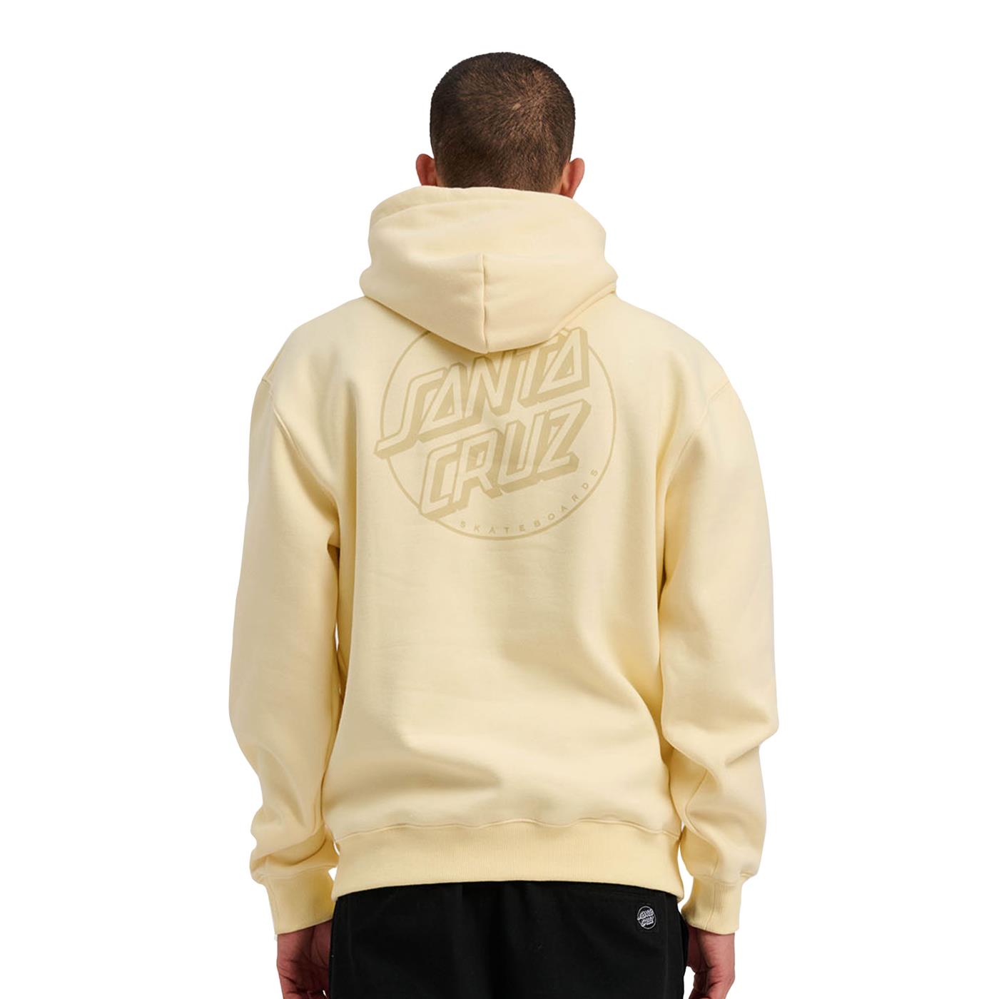 Santa Cruz Tonal Opus Dot Stripe Hoodie Vanilla - SCA-HDY-6631
