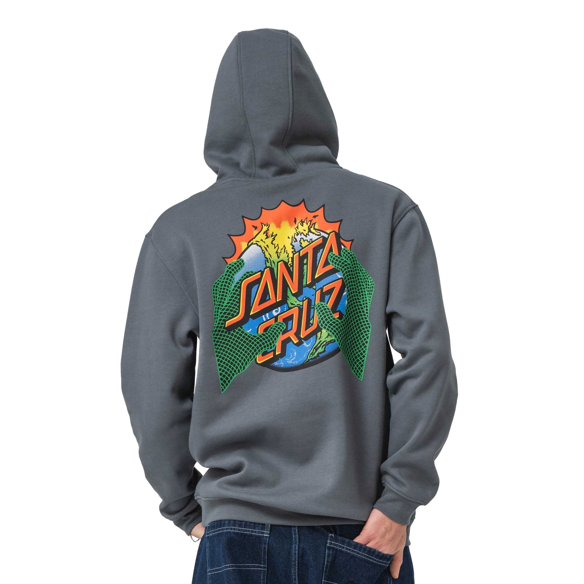 Santa Cruz Kendall End Of The Dot Hoodie Storm Grey  - SCA-HDY-9998