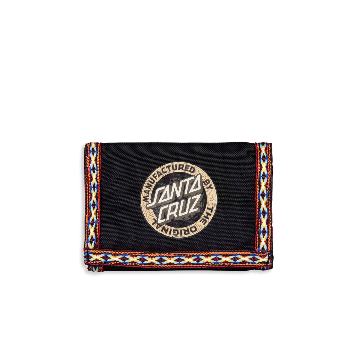 Santa Cruz Carved MFG Wallet Black - SCA-MNY-0150
