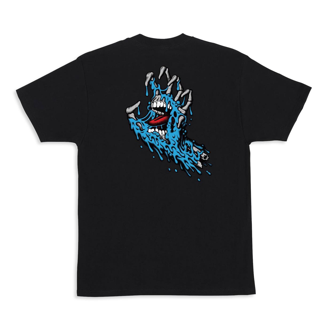 Santa Cruz Melting Hand T-Shirt Black - SCA-TEE-10809