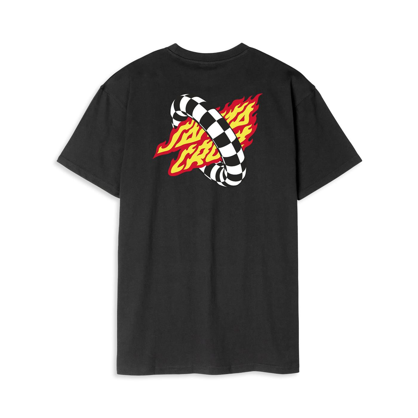 Santa Cruz Goal Flame T-Shirt Black - SCA-TEE-11375