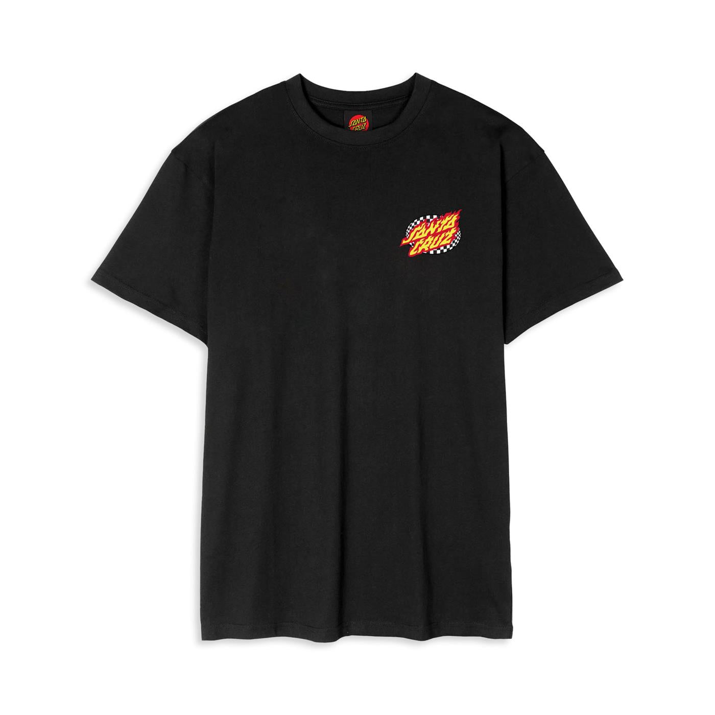 Santa Cruz Goal Flame T-Shirt Black - SCA-TEE-11375
