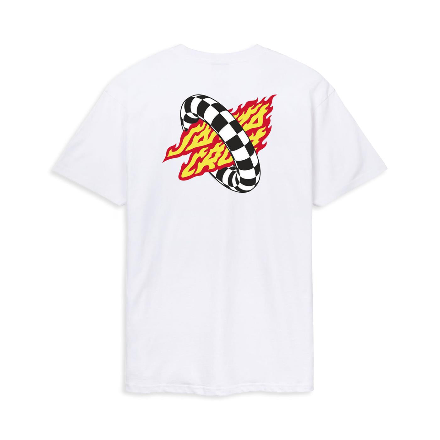Santa Cruz Goal Flame T-Shirt White - SCA-TEE-11381