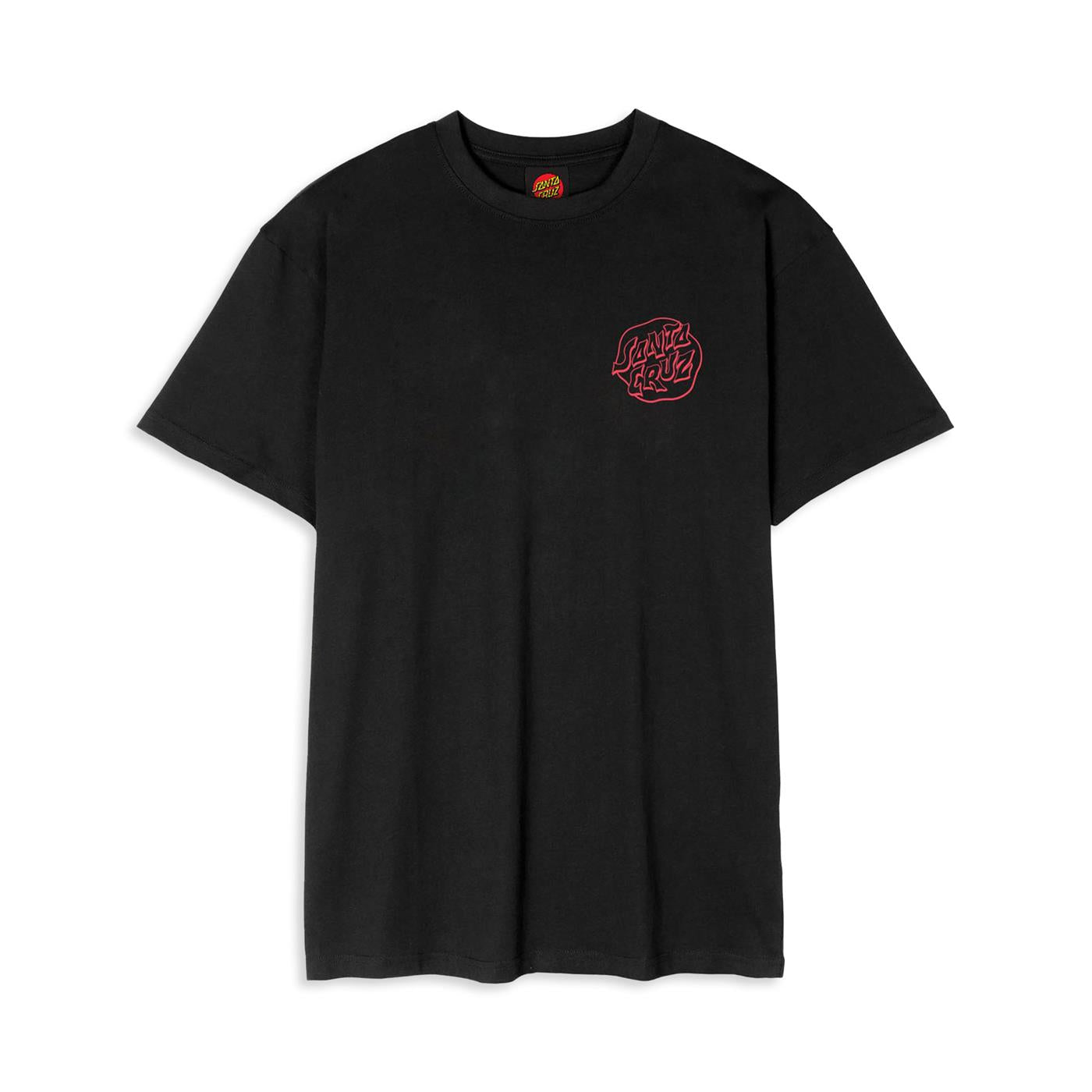 Santa Cruz Fever Dream Mono Dot T-Shirt Black - SCA-TEE-11423