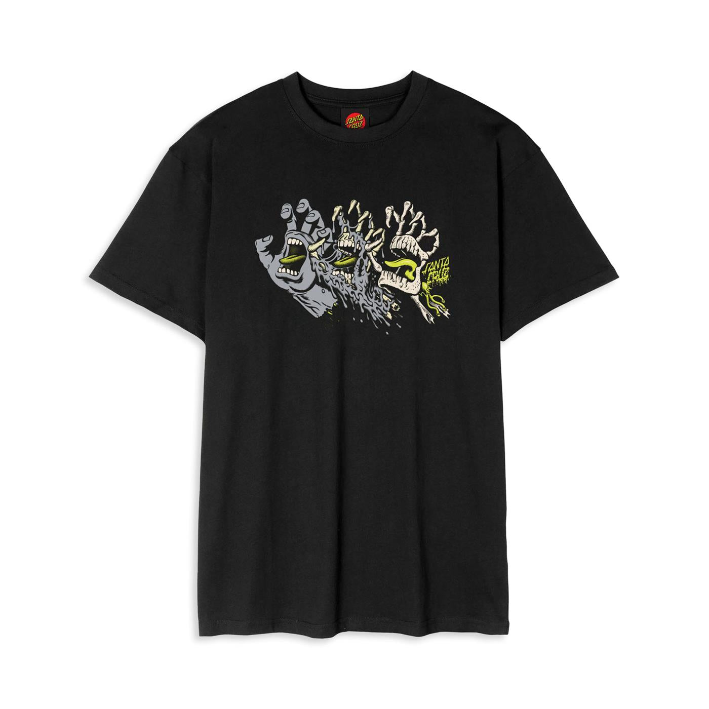 Santa Cruz Evolved Hand Front T-Shirt Black - SCA-TEE-11585