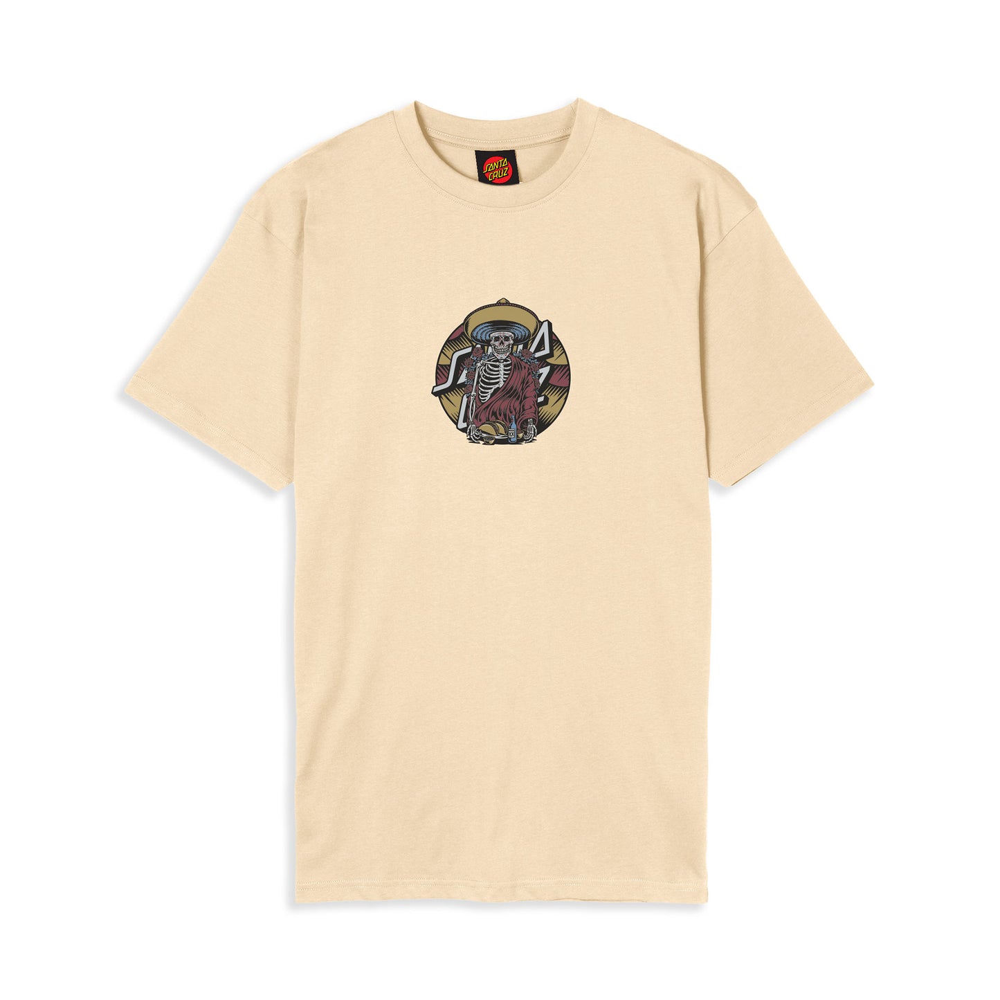Santa Cruz Guzman Dining Dot T-Shirt Vanilla - SCA-TEE-12311