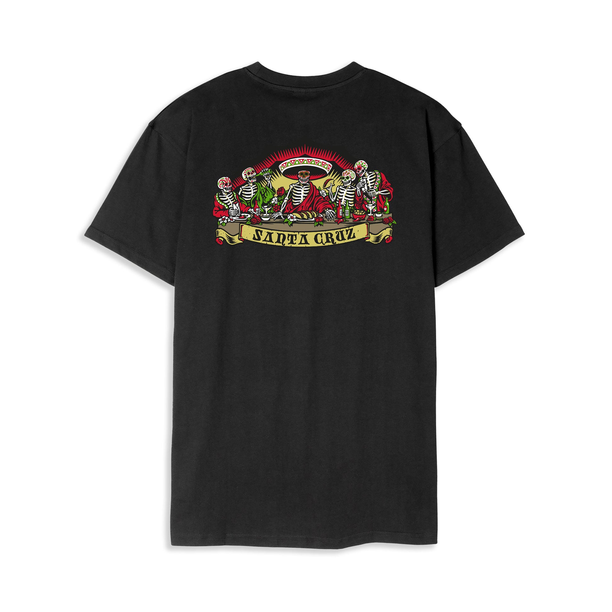 Santa Cruz Guzman Dead Diners T-Shirt Black  - SCA-TEE-12323