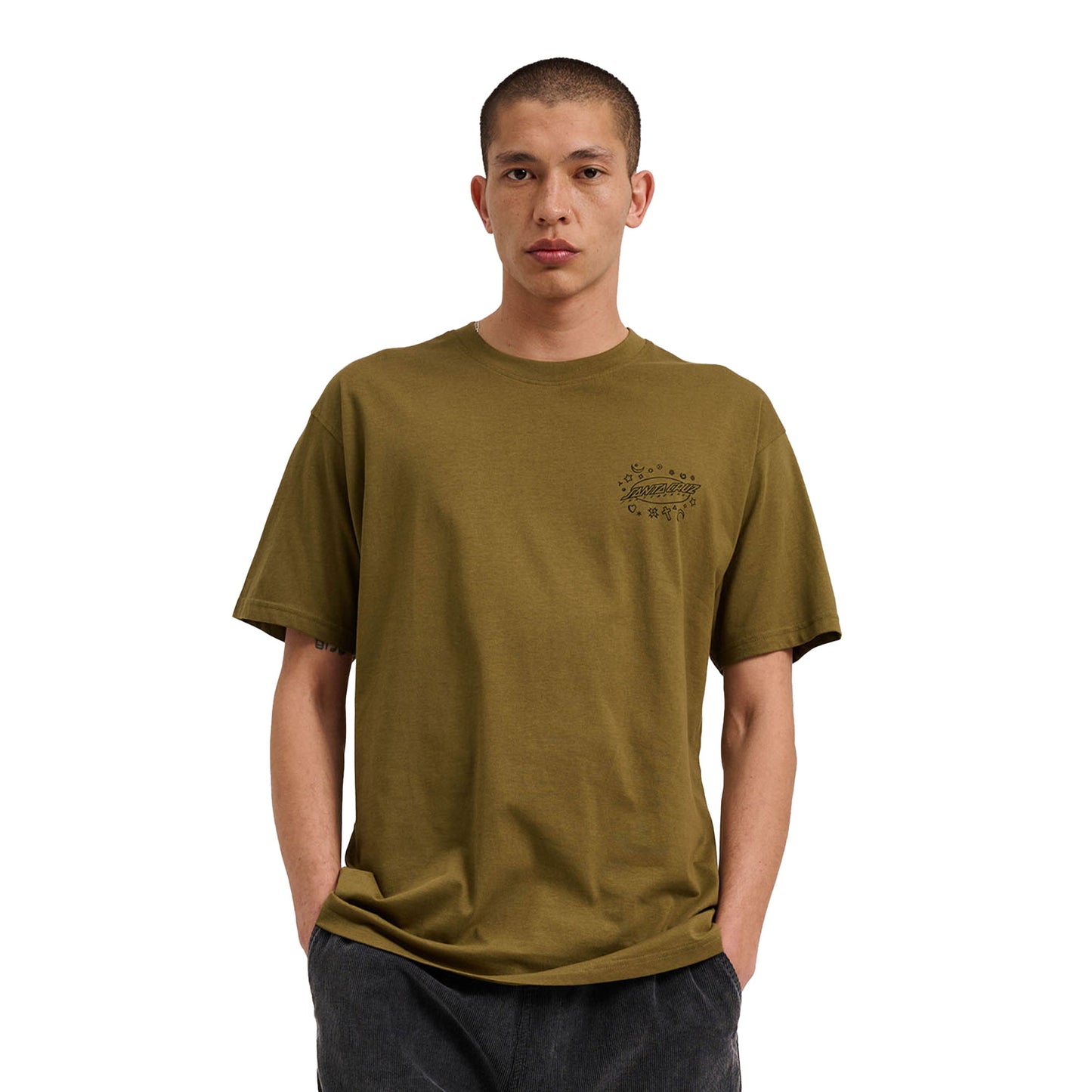 Santa Cruz Witchdoctor Mono T-Shirt Uniform Green  - SCA-TEE-12383