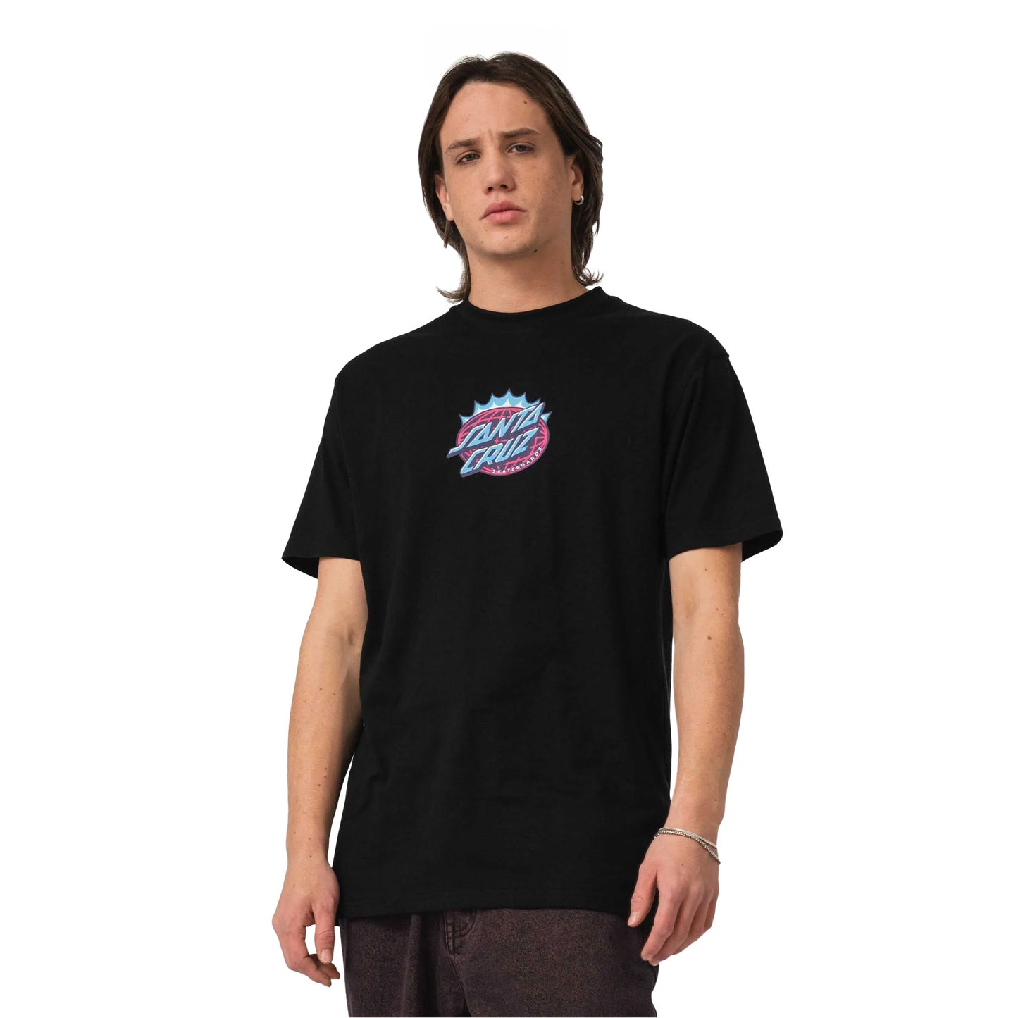 Santa Cruz Kendall End Of The Dot Tee Black - SCA-TEE-12760