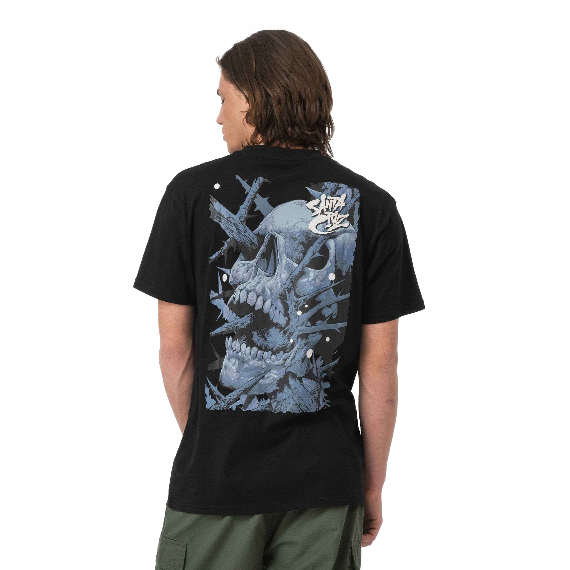 Santa Cruz Pace Deathtrap Tee Black  - SCA-TEE-12952