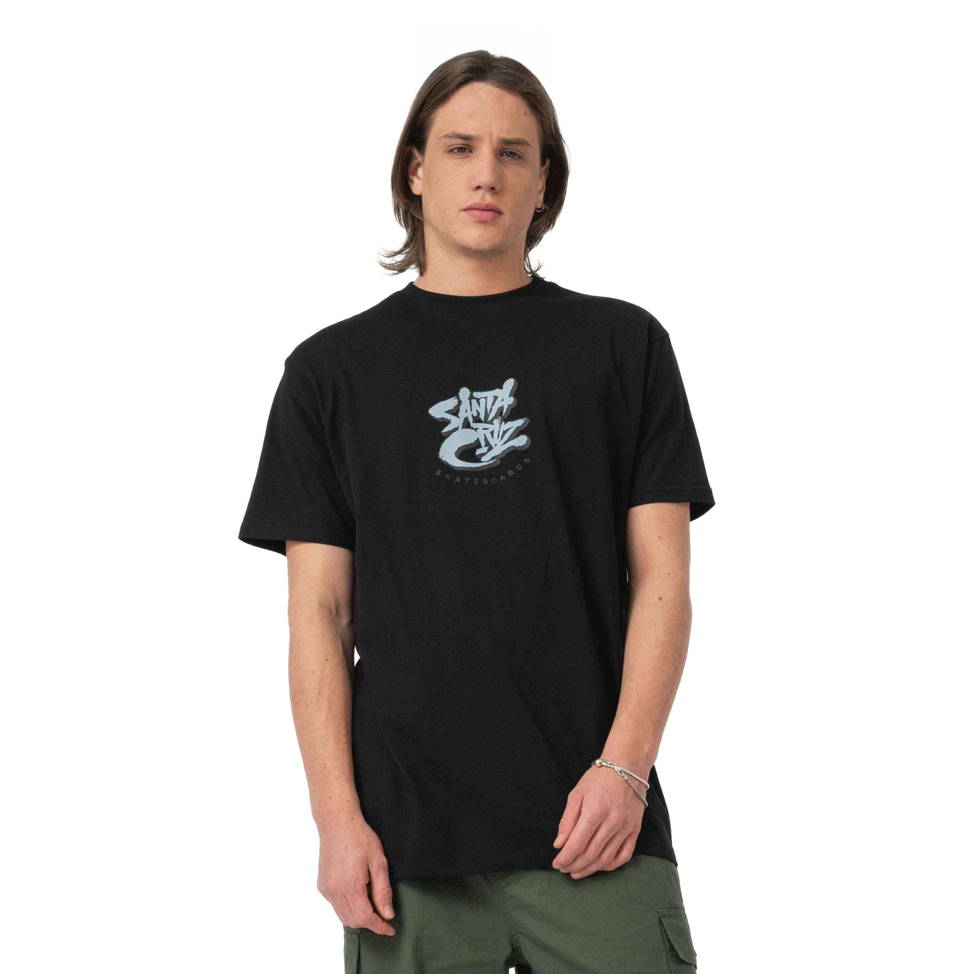 Santa Cruz Pace Deathtrap Tee Black  - SCA-TEE-12952