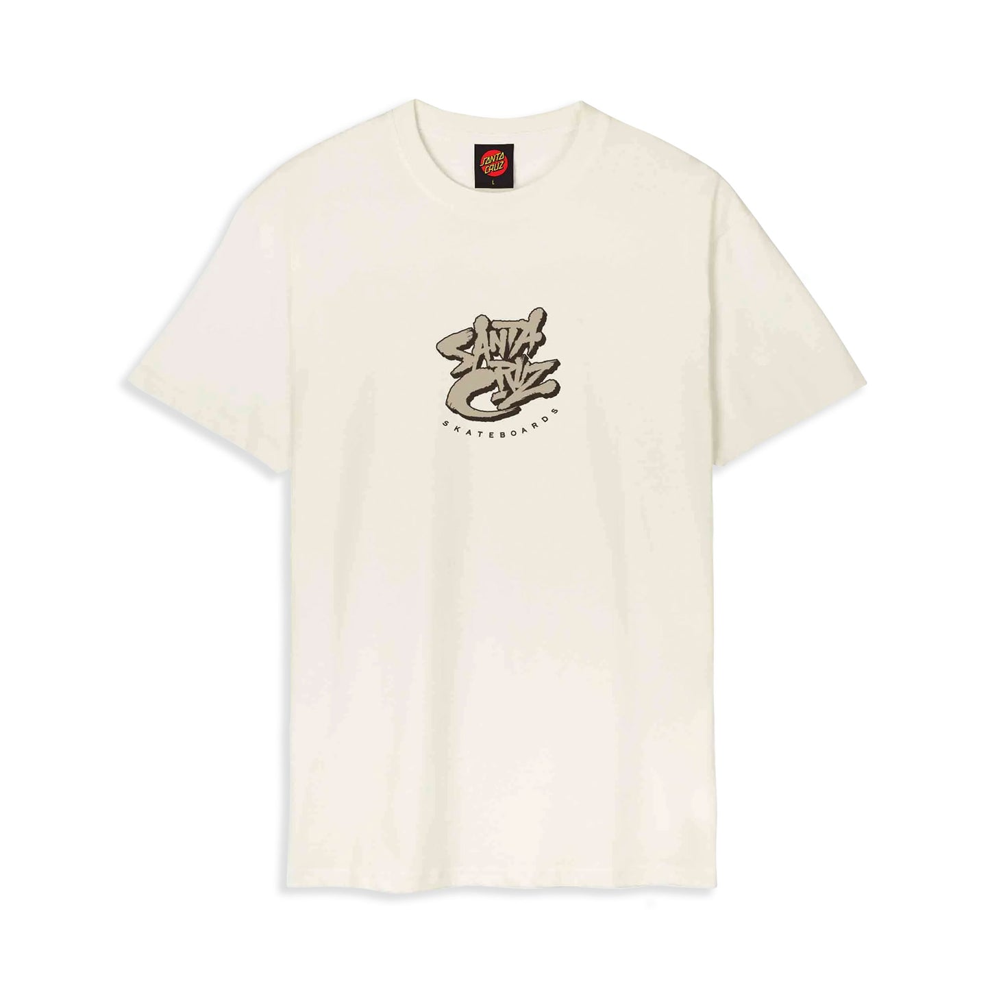Santa Cruz Pace Deathtrap Tee Unbleached Cotton - SCA-TEE-12958