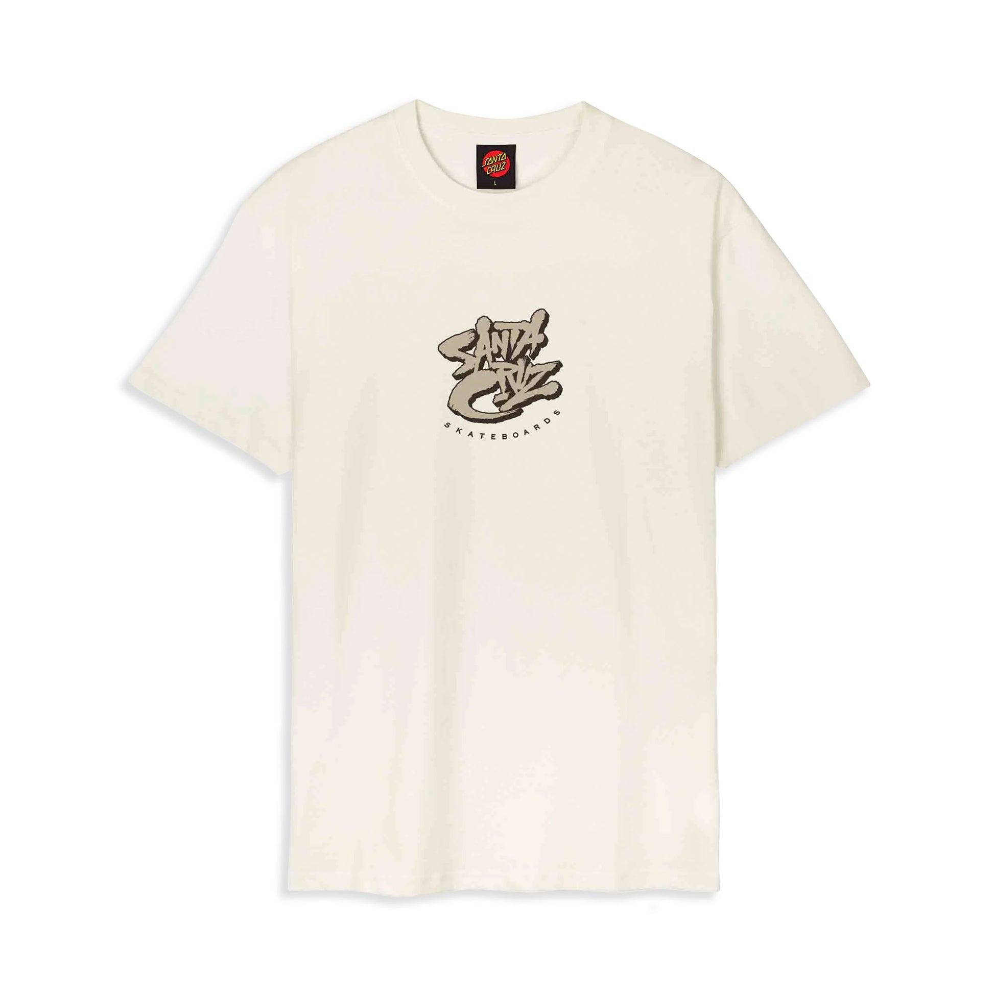 Santa Cruz Pace Deathtrap Tee Unbleached Cotton  - SCA-TEE-12958