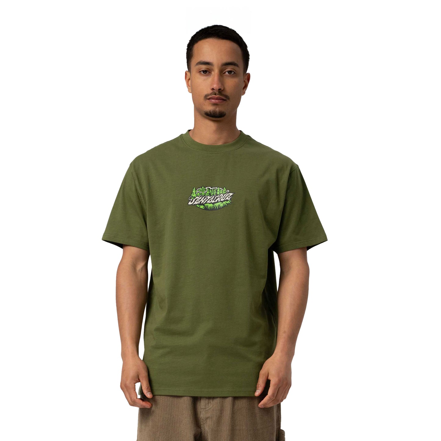 Santa Cruz Winkowski Big Foot Tee Dark Moss - SCA-TEE-13126