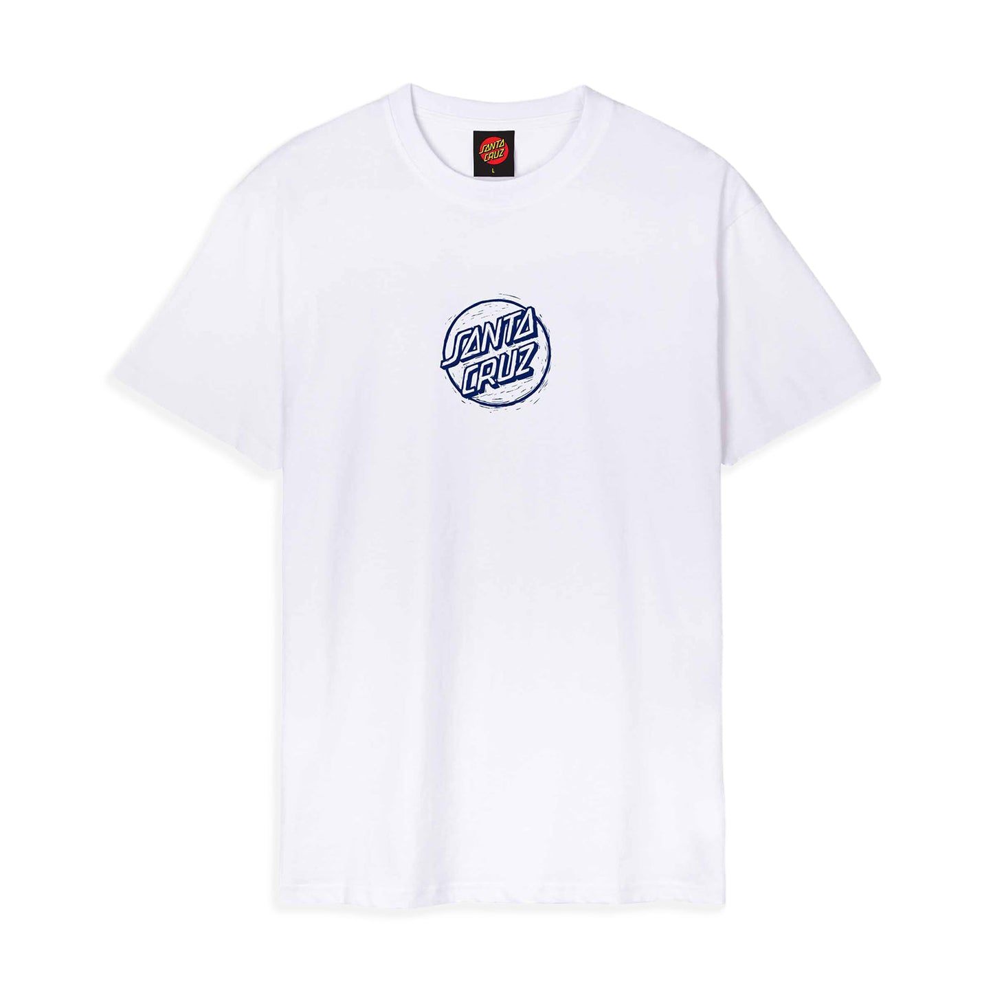 Santa Cruz Stamped Opus Front T-Shirt White - SCA-TEE-13420