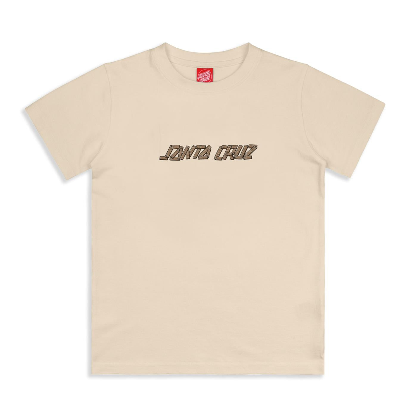 Santa Cruz Youth Screaming Grizzly Tee Chalk - SCA-YTE-1740