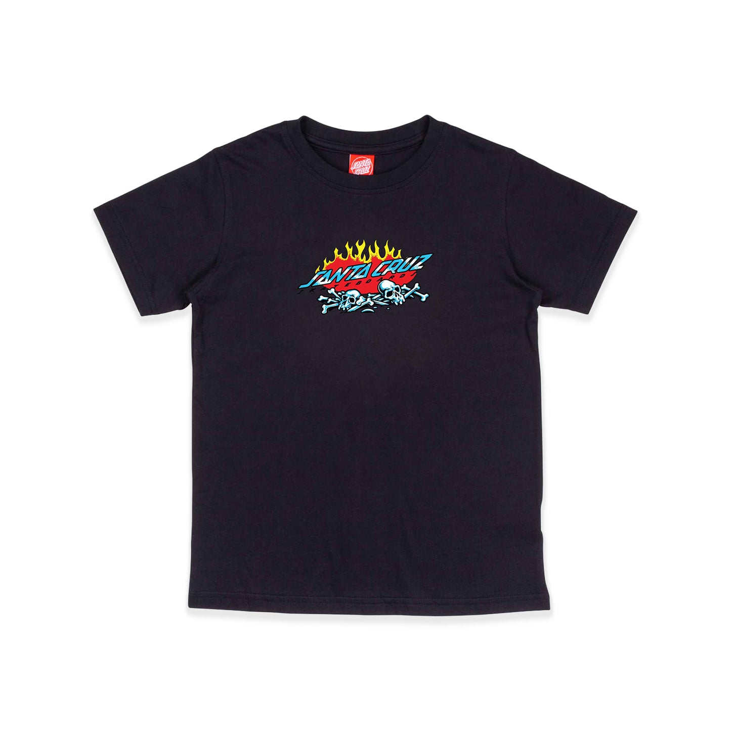 Santa Cruz Youth Salba Voodoo Pit Front Tee Black - SCA-YTE-9147