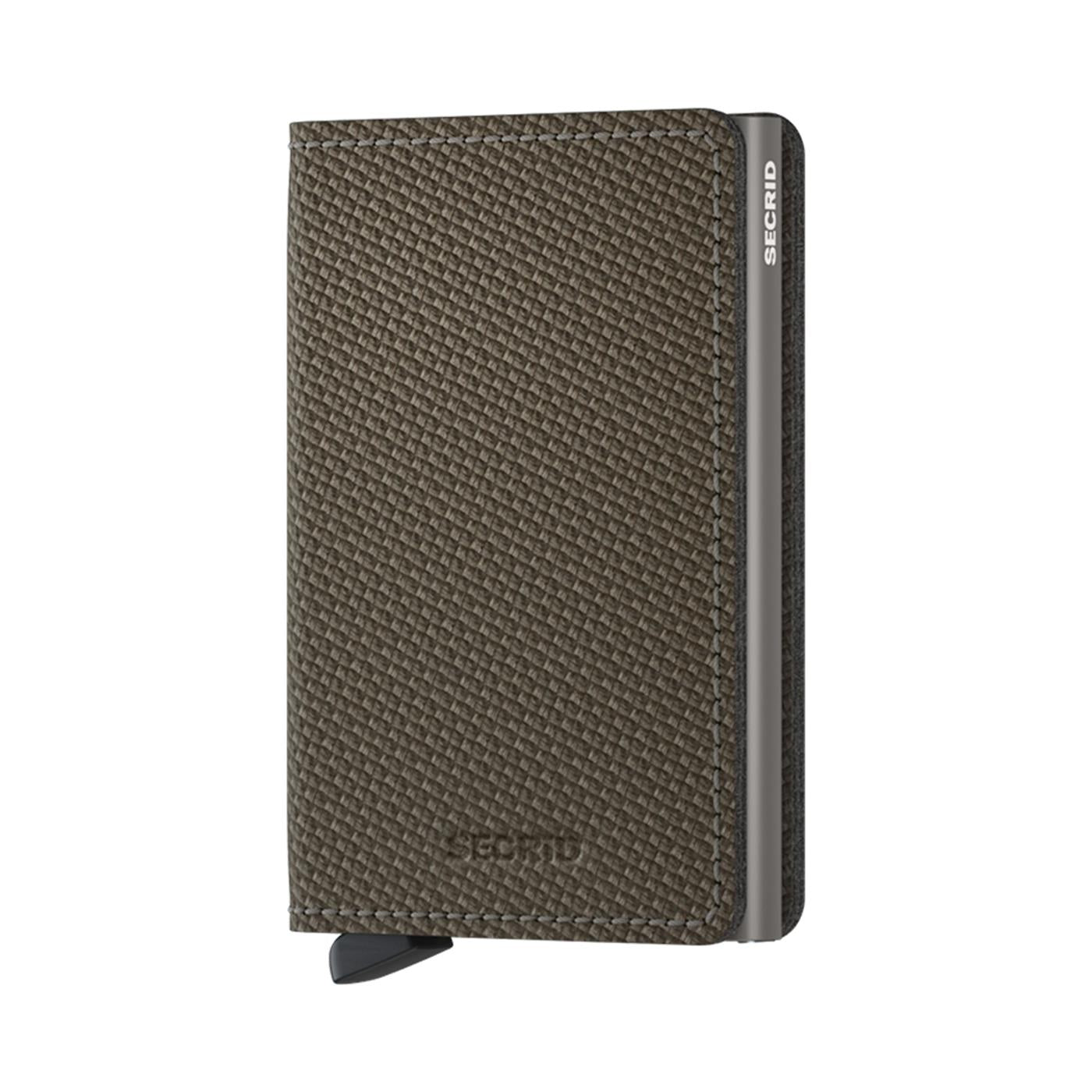 Secrid Slimwallet Carbon Khaki - SCAKHAKI