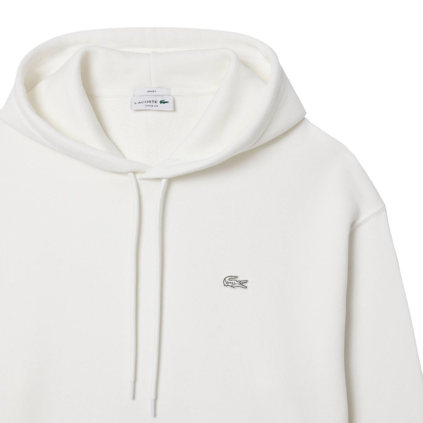 Lacoste Heavy Fleece Hoodie Flour - SH7741-70V
