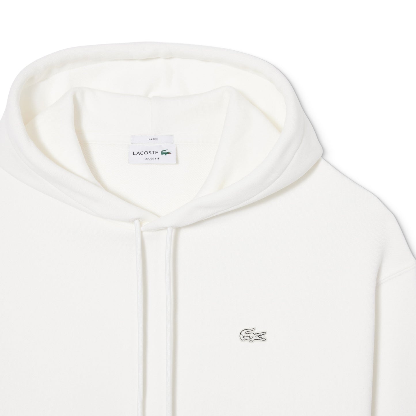 Lacoste Heavy Fleece Hoodie Flour