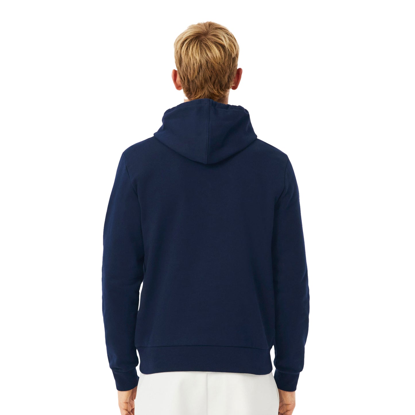 Lacoste Colour-Block Fleece Hoodie Marine/Farine-Vermouth - SH8161-6WZ