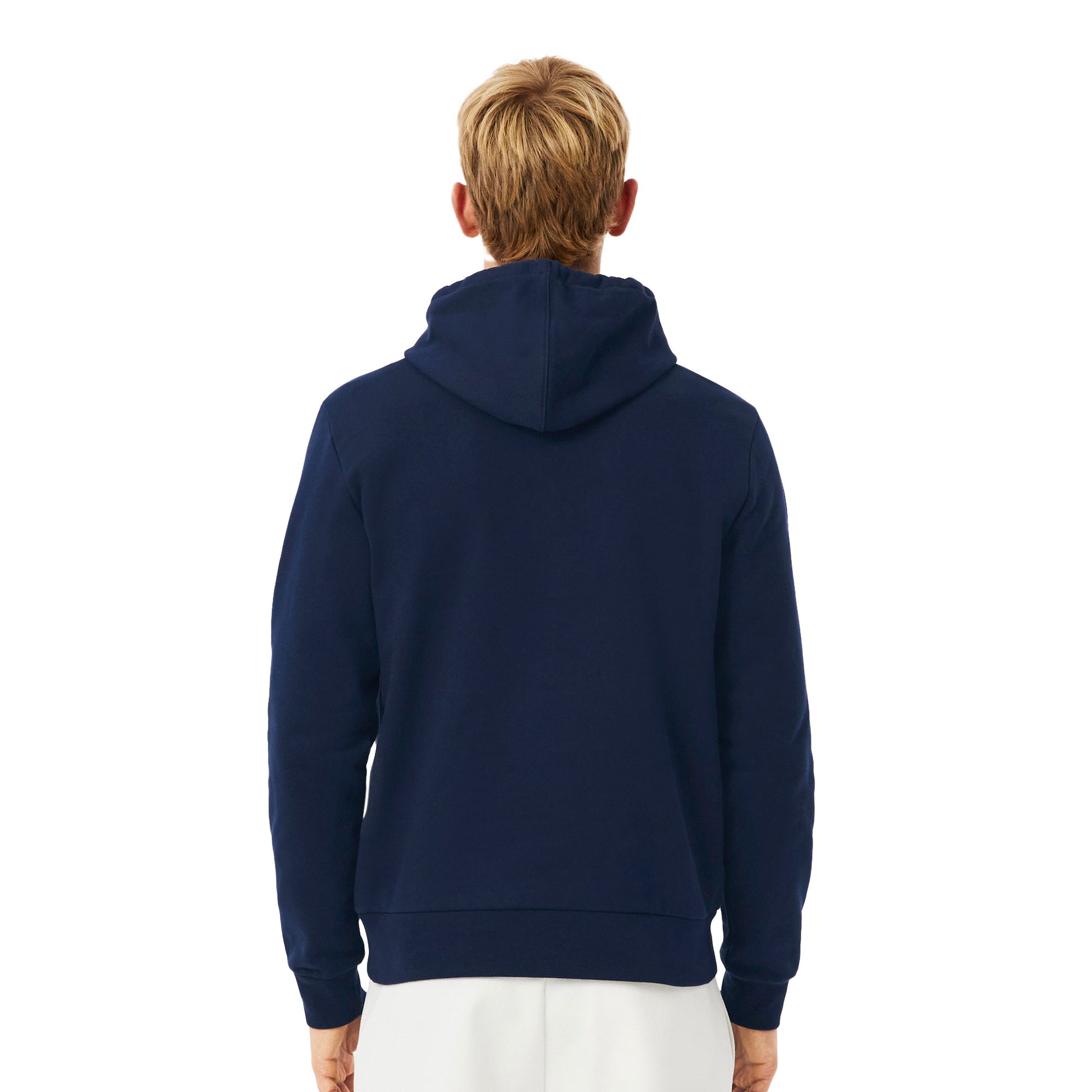 Lacoste Colour-Block Fleece Hoodie Marine/Farine-Vermouth  - SH8161-6WZ