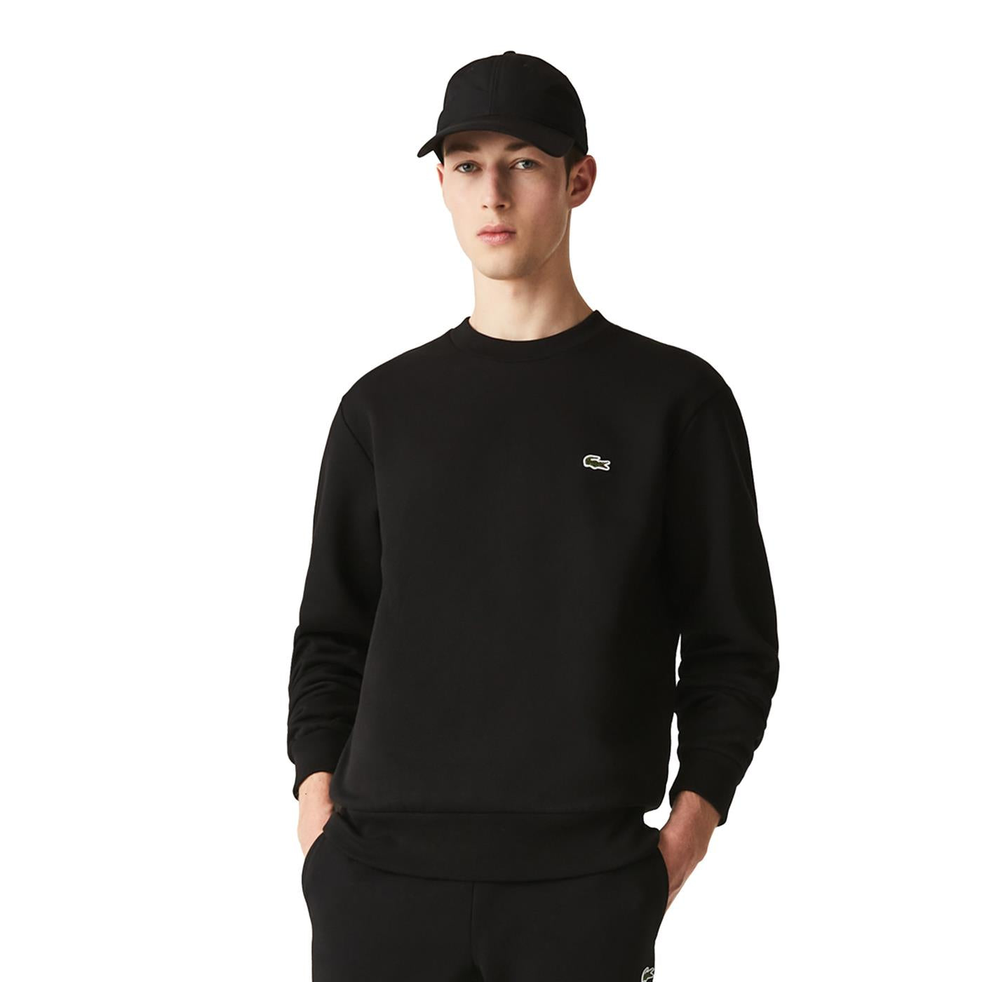 Lacoste Crewneck Sweatshirt Black - SH9608-031